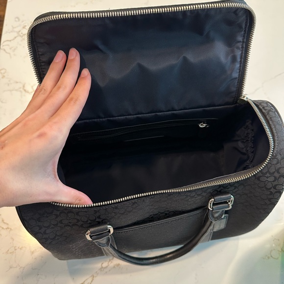 Black Coach Signature Mini Boston Bag - Picture 9 of 9